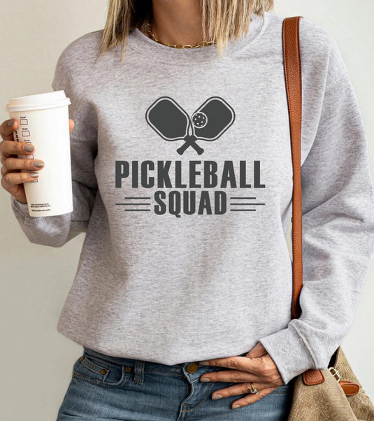 Pickleball Squad Graphic Style Sweatshirt