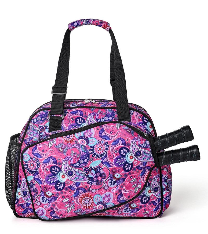 Load image into Gallery viewer, Boulder Bee Paisley Pickleball Tote Bag
