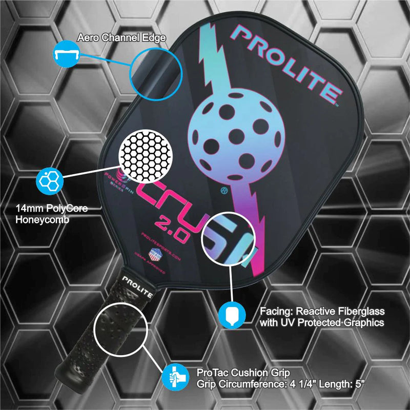 Load image into Gallery viewer, Prolite Crush PowerSpin 2.0 Pickleball Paddle
