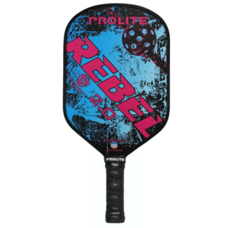 Load image into Gallery viewer, Prolite Rebel PowerSpin 2.0 Pickleball Paddle Pink Red
