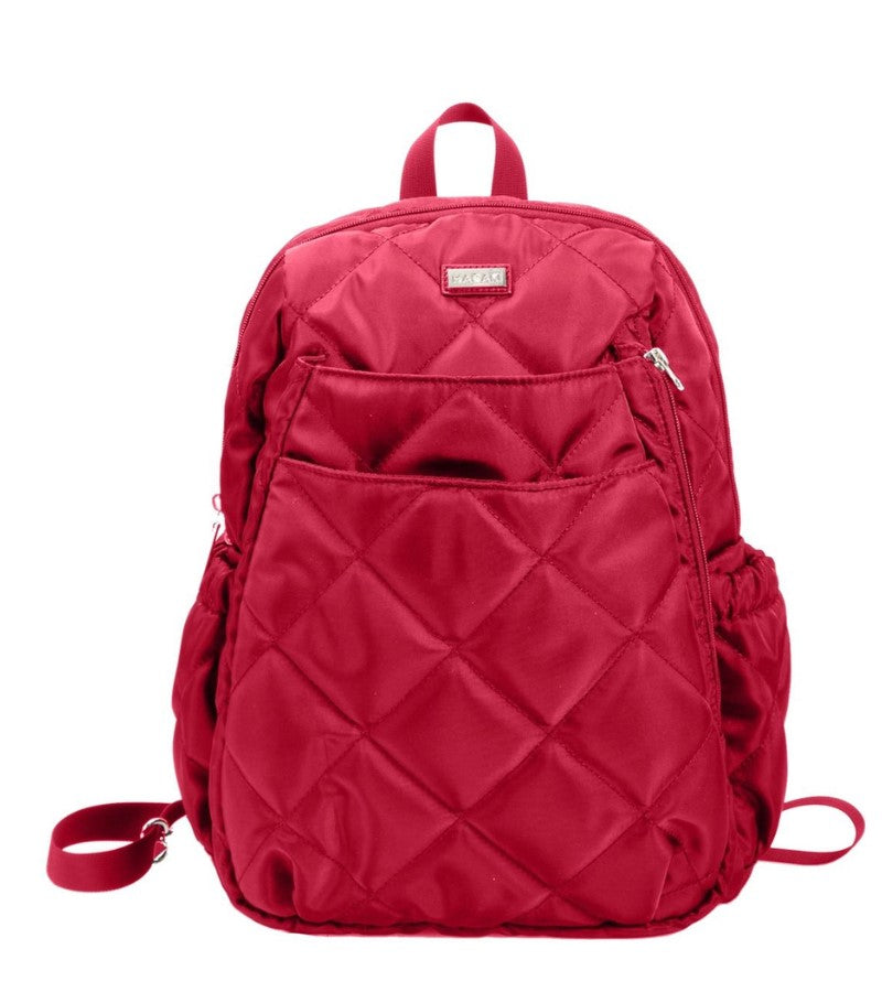 Load image into Gallery viewer, Quilted Pickleball Backpack Red

