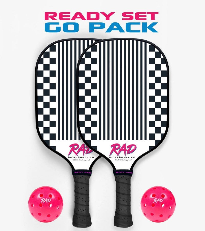 Load image into Gallery viewer, Rad Ready Set Go Pickleball Paddle Set 
