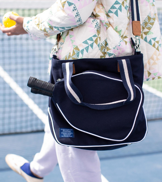 Shore Pickleball Bag - Navy & White