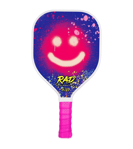The Hudson by Rad Pickleball Paddle for Kids Hot Pink Handle