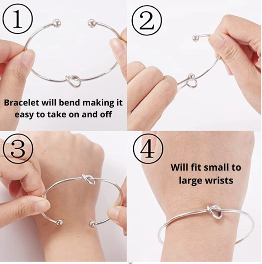 Sportybella Pickleball Knot Bracelet