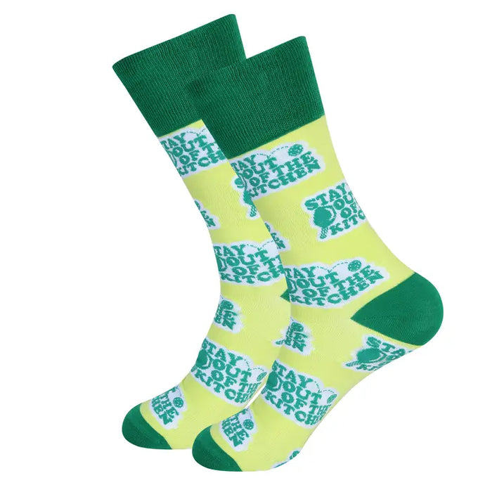 Stay Out of the Kitchen Pickleball Socks