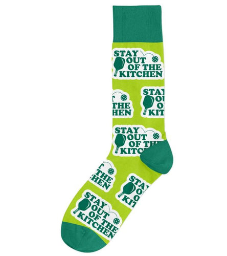 Stay Out of the Kitchen Pickleball Socks