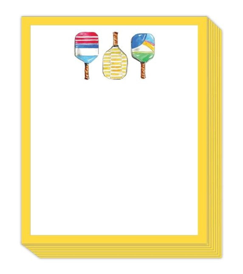 Load image into Gallery viewer, Three Paddles Yellow Stack Note Pad
