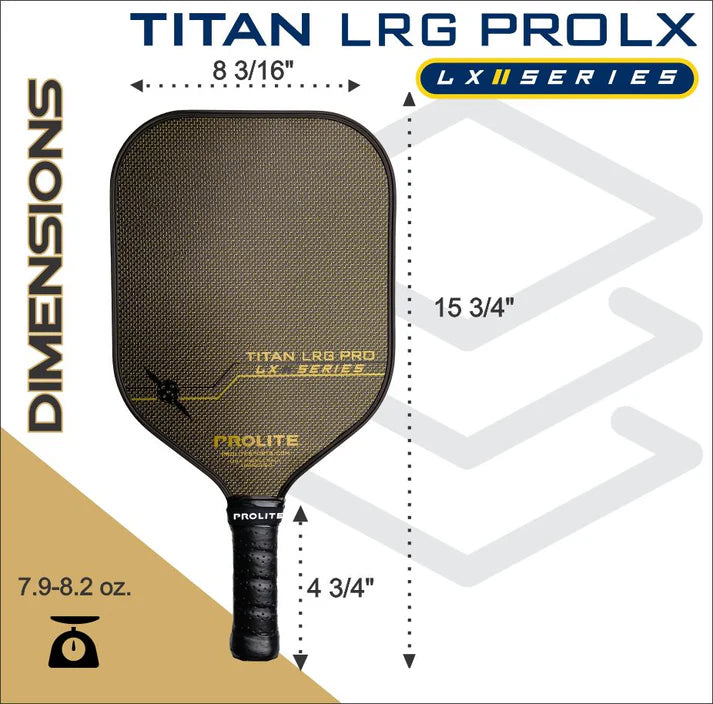Load image into Gallery viewer, Prolite LRG Pro LX Pickleball Paddle - Silver

