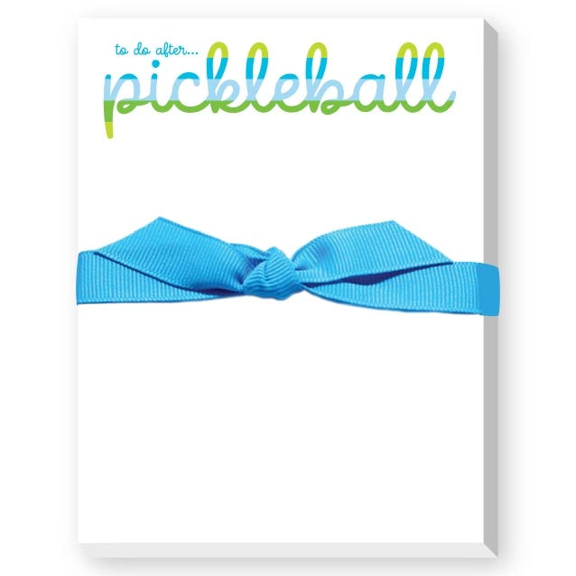 To Do After Pickleball Mini Notepad