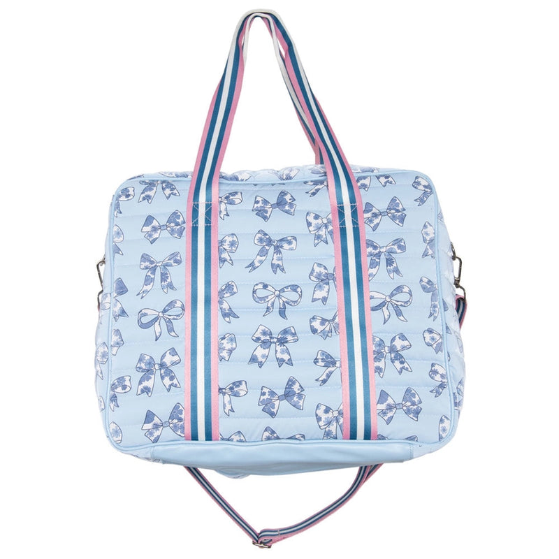 Load image into Gallery viewer, Toile Coquette Bows Pickleball Tote

