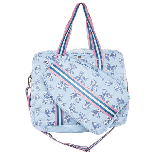 Toile Coquette Bows Pickleball Tote