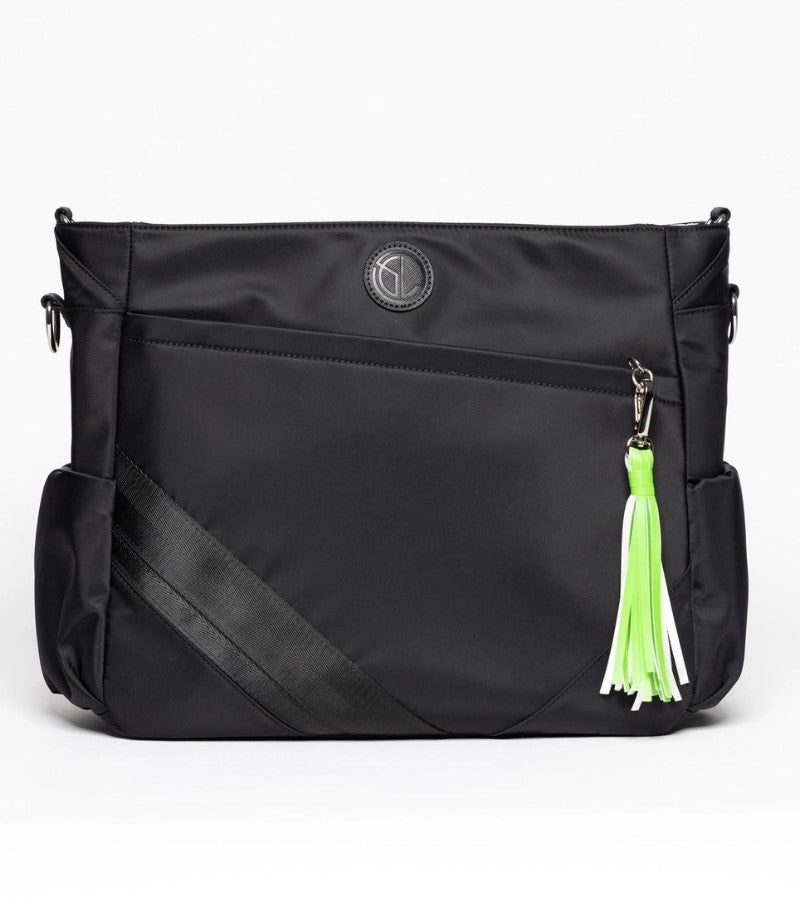Load image into Gallery viewer, The Traveler Pickleball Bag Green Tassel
