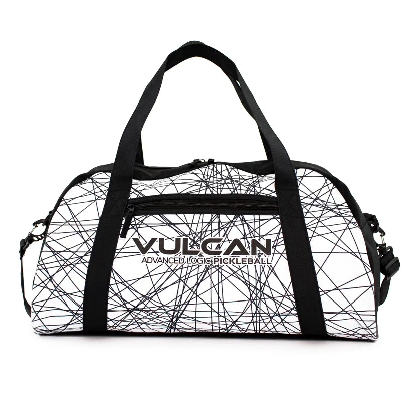 Load image into Gallery viewer, Vulcan Pickleball duffel Bag White
