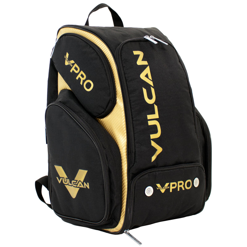 Load image into Gallery viewer, Vulcan Vpro Pickleball Backpack Gold
