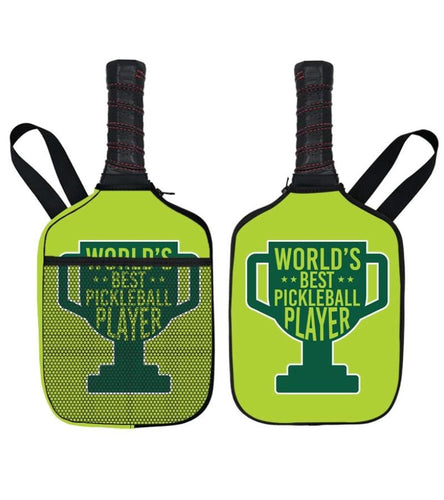 World's Best Pickleball Player Paddle Cover