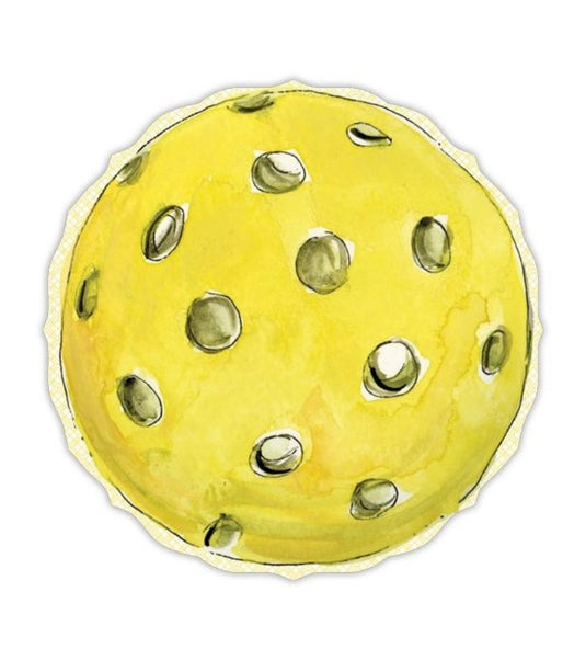 Yellow Pickleball Round Placemats